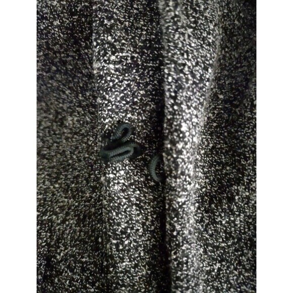 Coldwater Creek Sz 8 Black & White Blazer Vest W/Single Hook Closure & Pockets - Picture 5 of 6